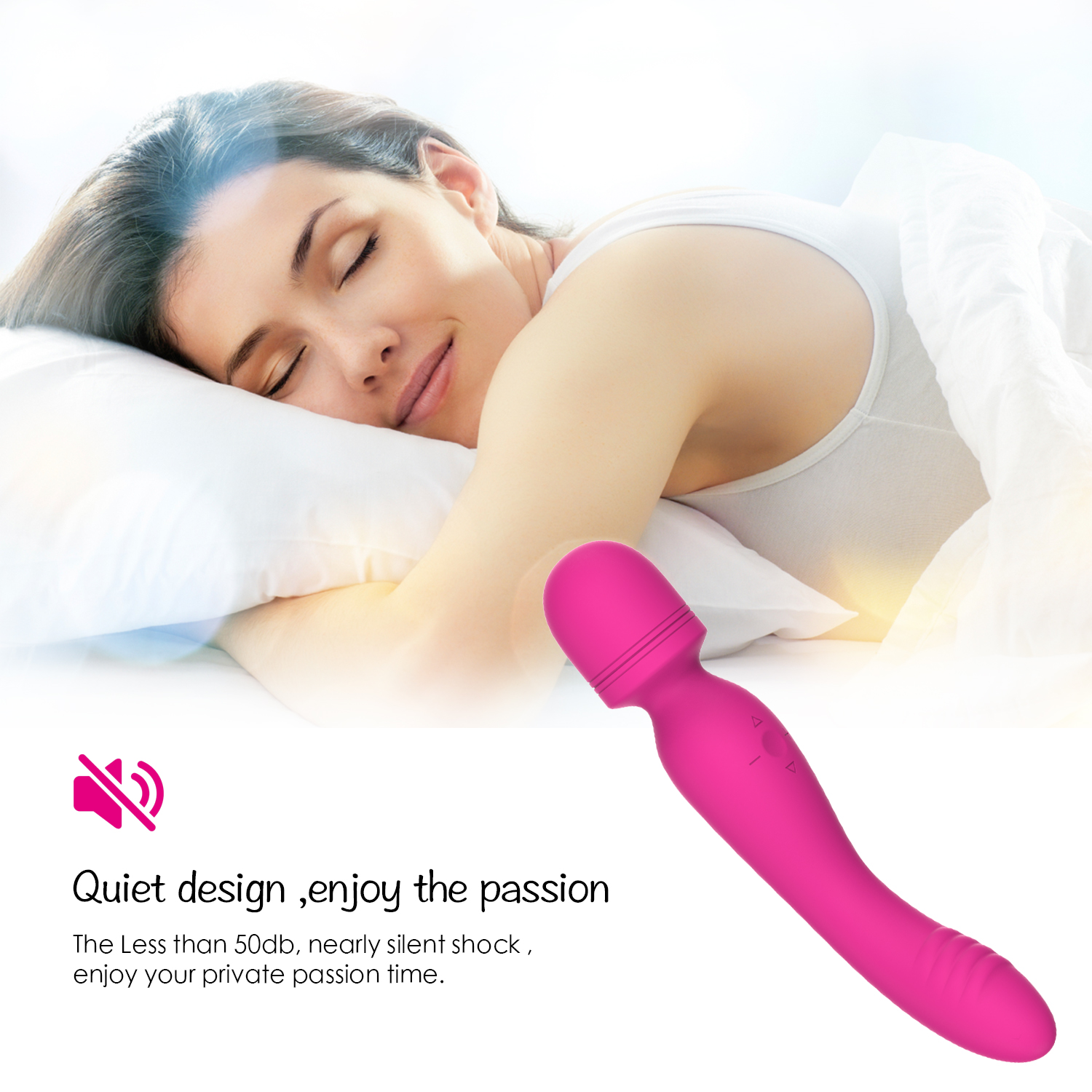 Powerful Wand Massager Quiet Design
