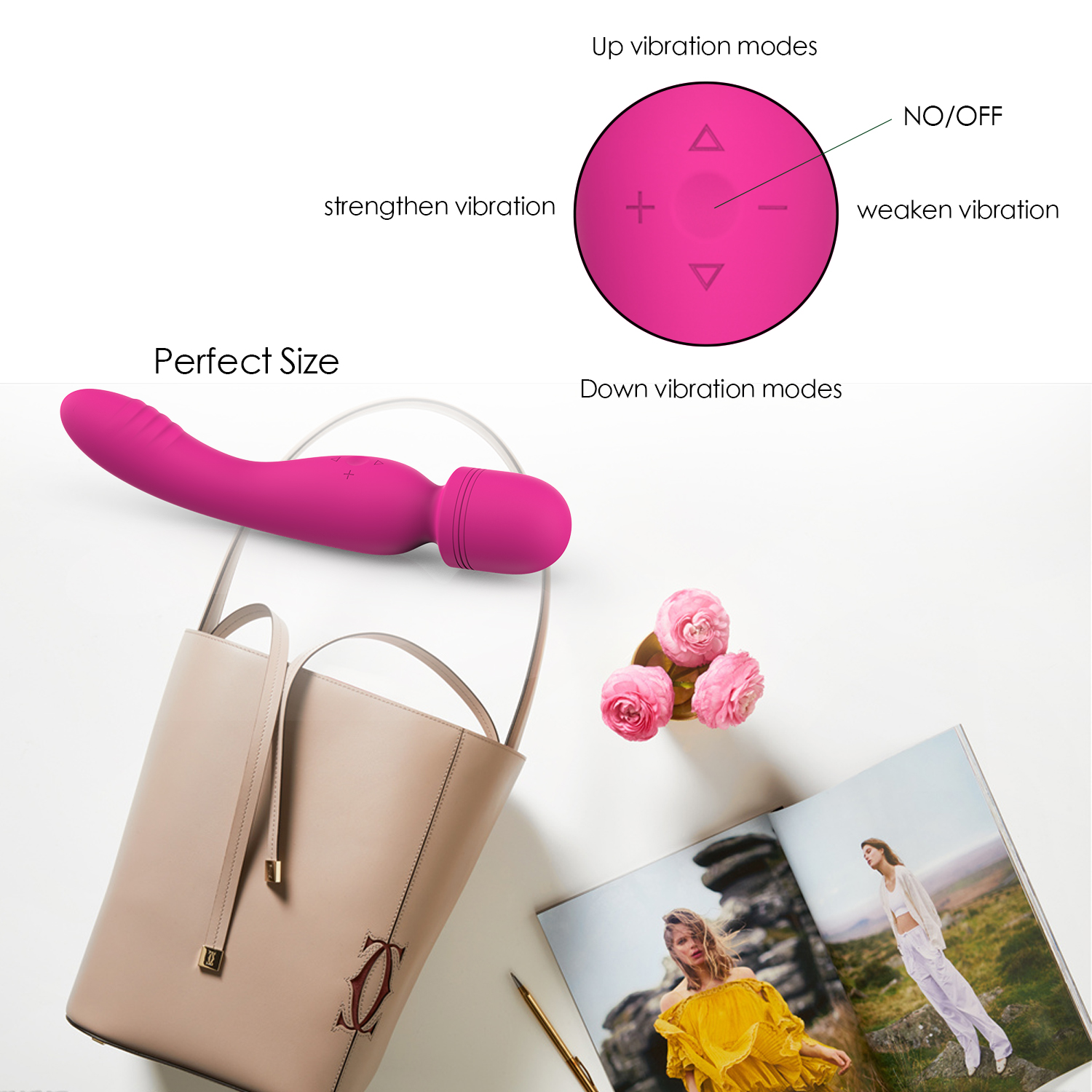 Powerful Pink Wand Massager