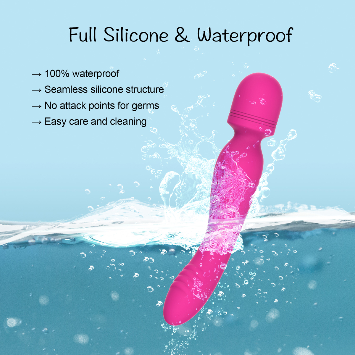 Waterproof Powerful Wand Massager