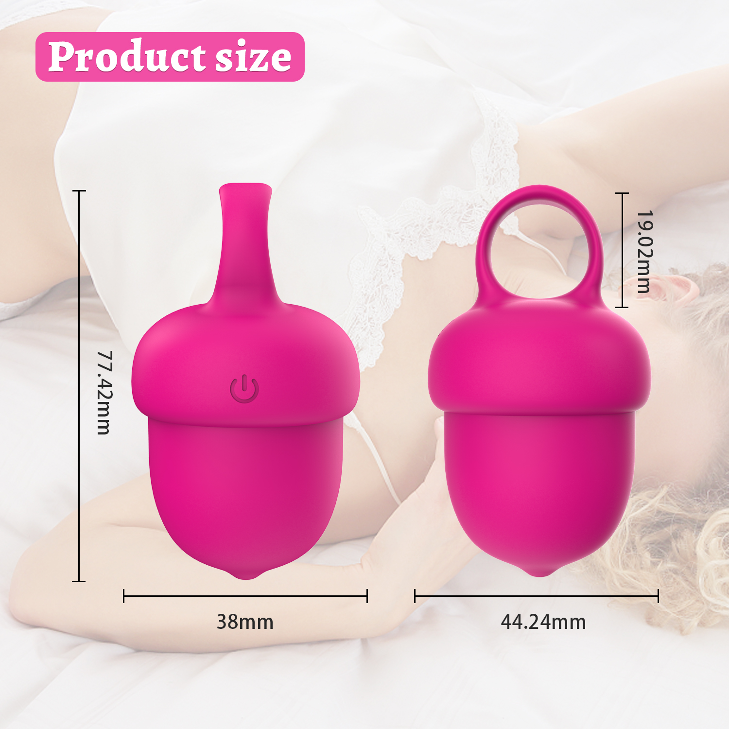 Nutty Mini Vibrator Size