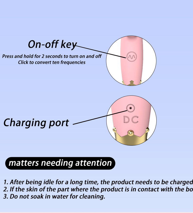 G Spot Rabbit Vibrator Instructions for use