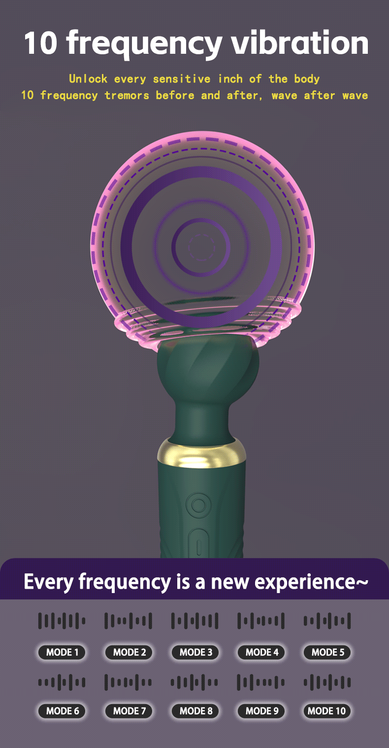 10 Frequency Vibration Adult Massager