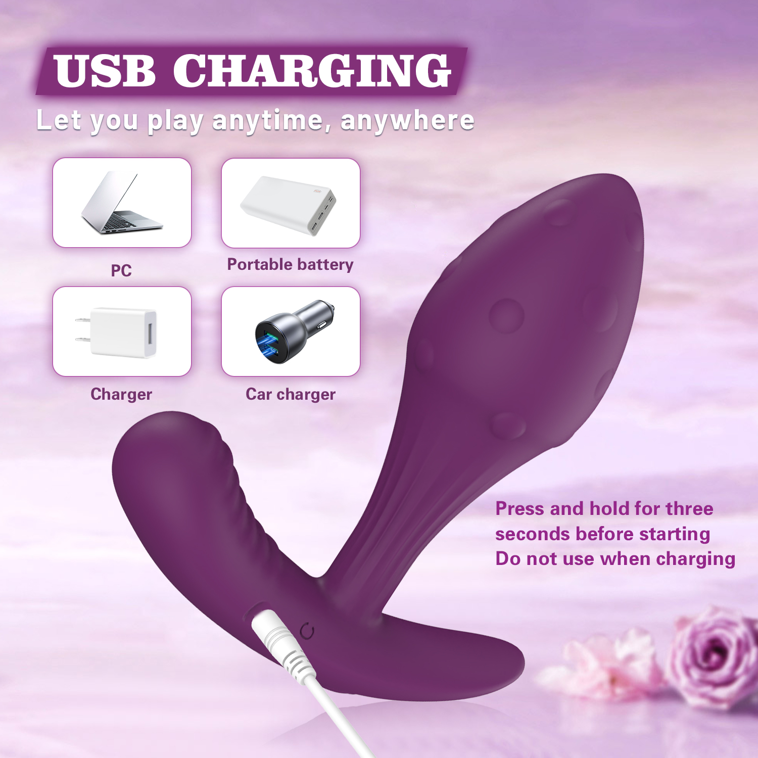 Remote Control Vibrator USB