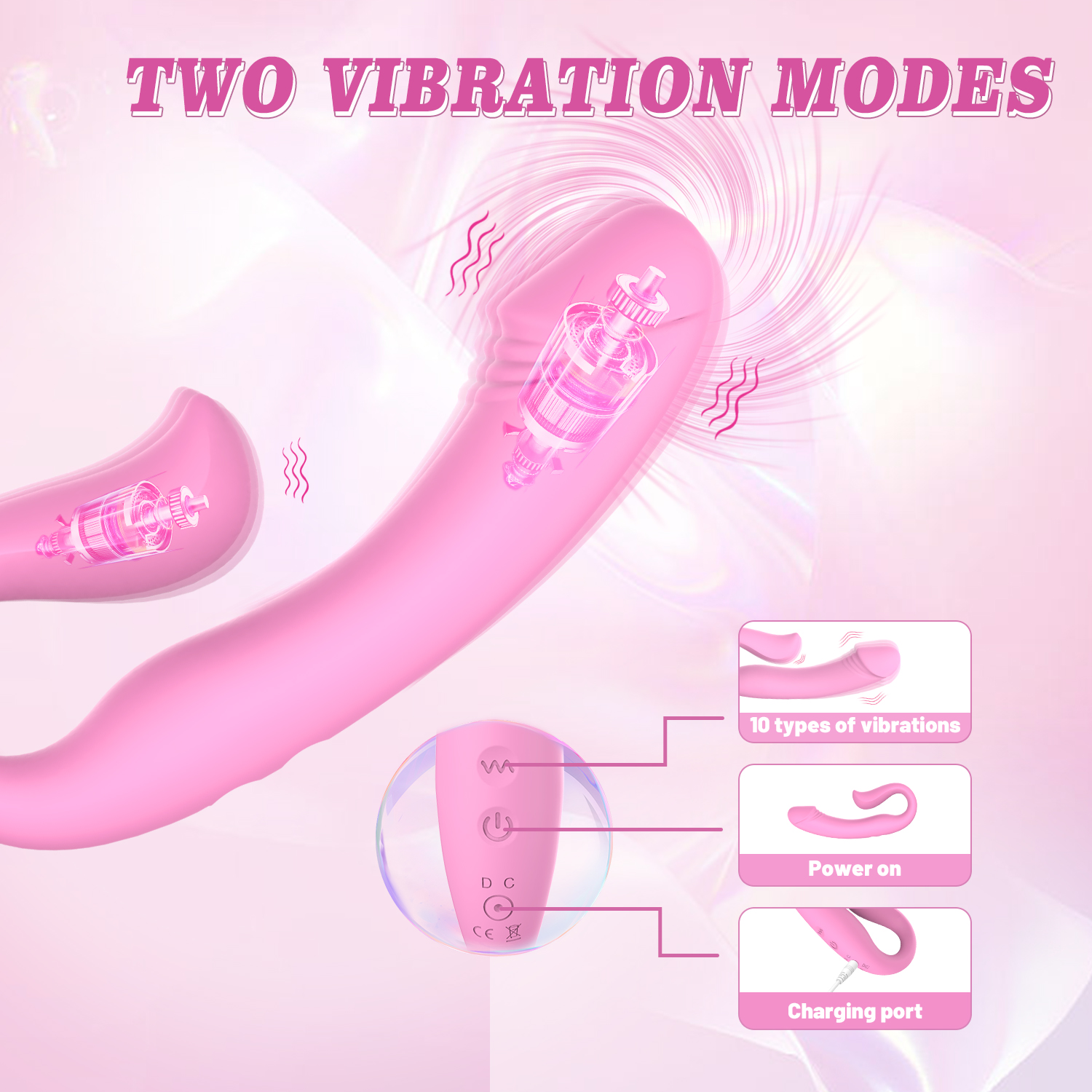 G Spot and Clit Two modes Vibrator 