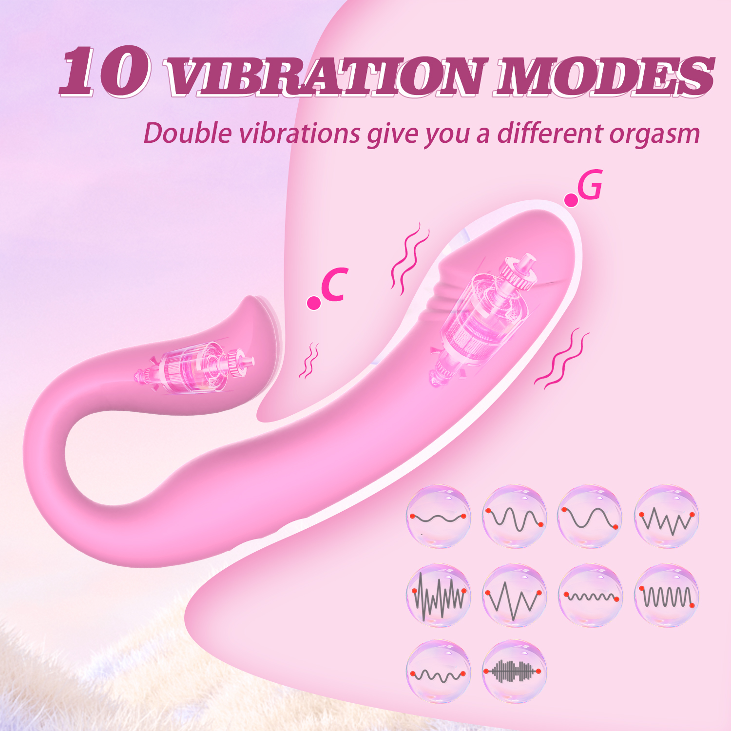 G Spot and Clit Vibrator 10 modes