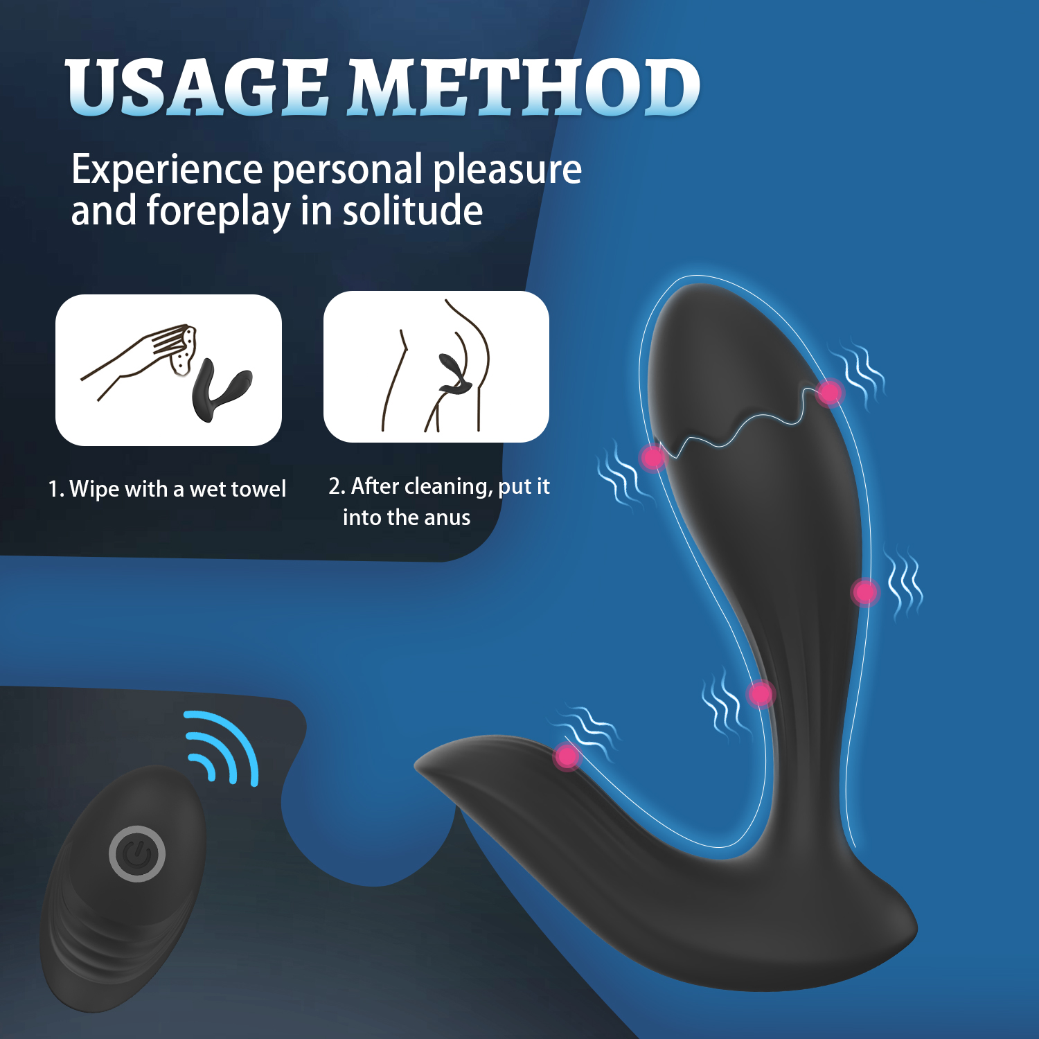 App Controll Vibrator Butt Plugs