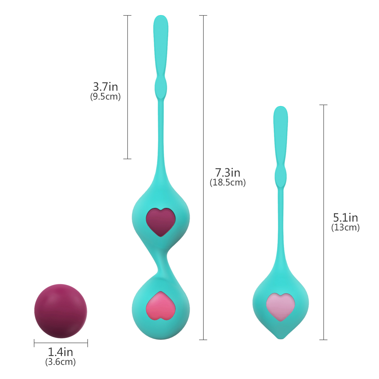 Women's Kegel Balls Size Weight
