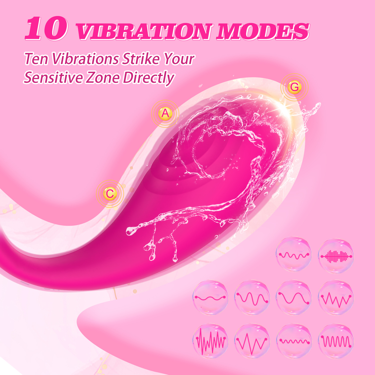 App Controlled Adult Toys 10 modes