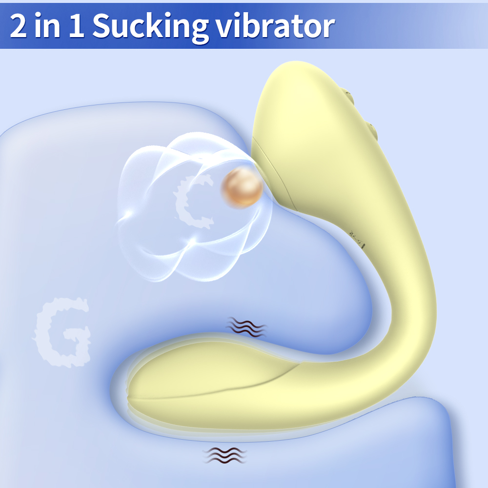 2 in 1 Clit Sucker Tiny Vibrator