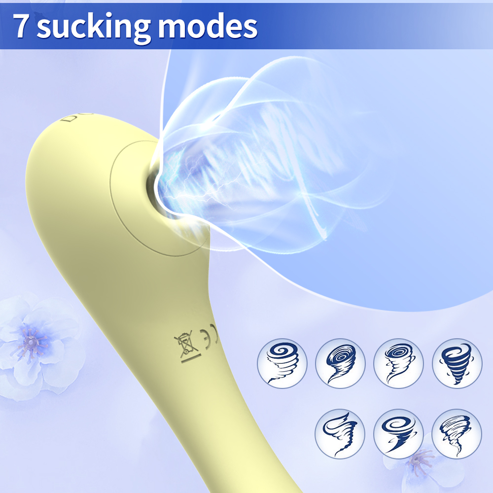 7 modes Clit Sucker Tiny Vibrator