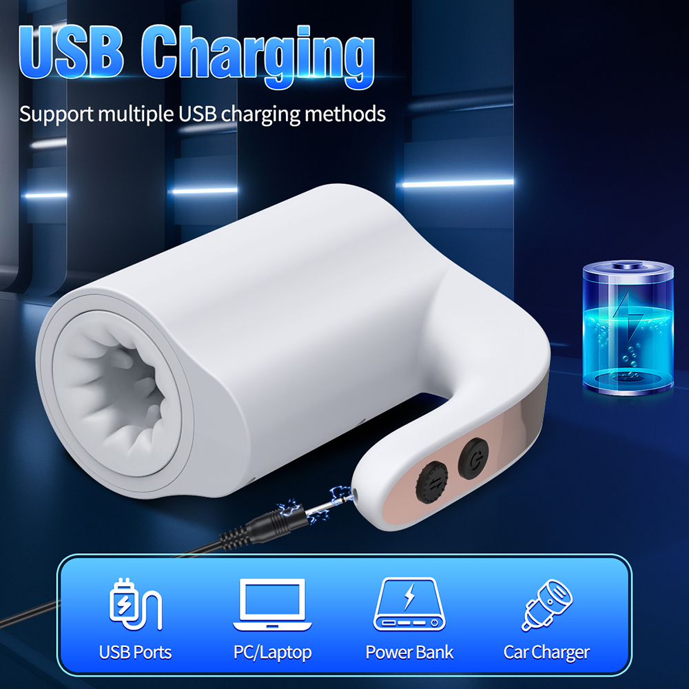 Male Electronical Masturbator USB Charging