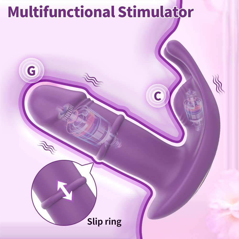 Remote Control Dildo Dual Motor