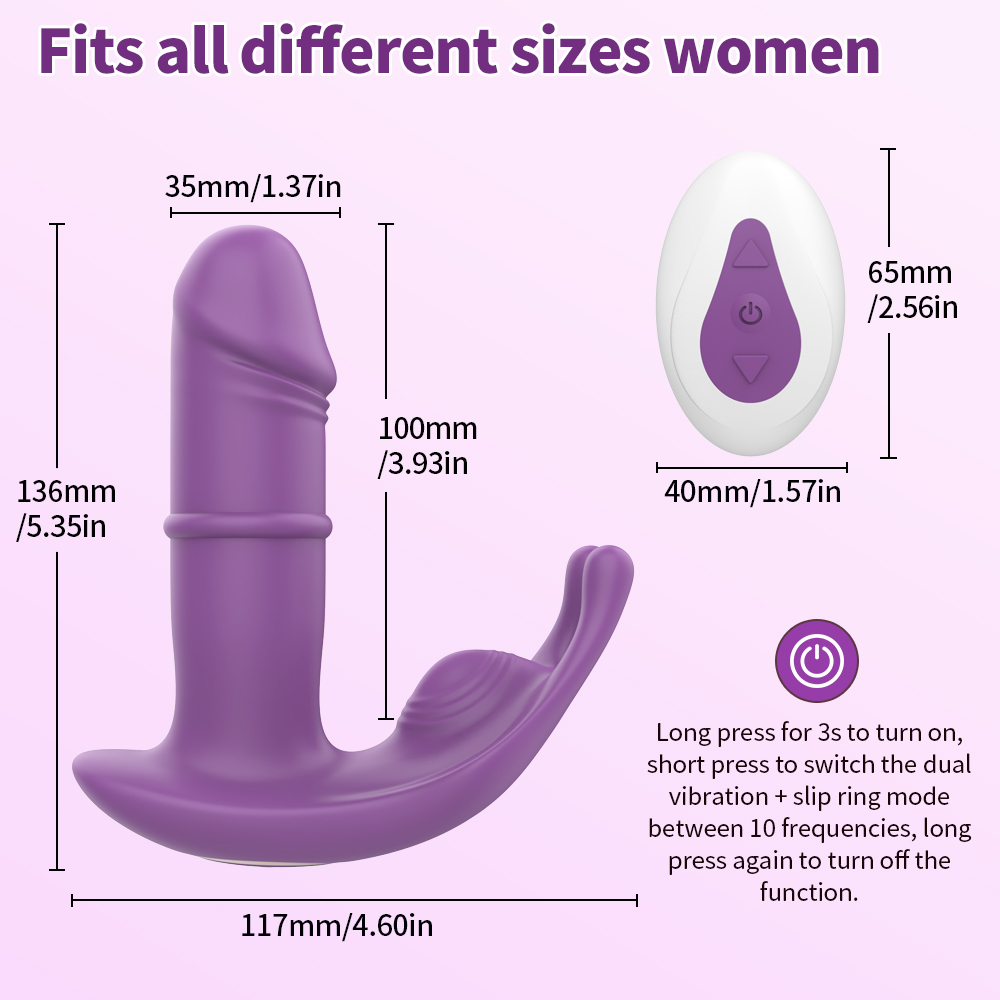 Remote Control Dildo Size