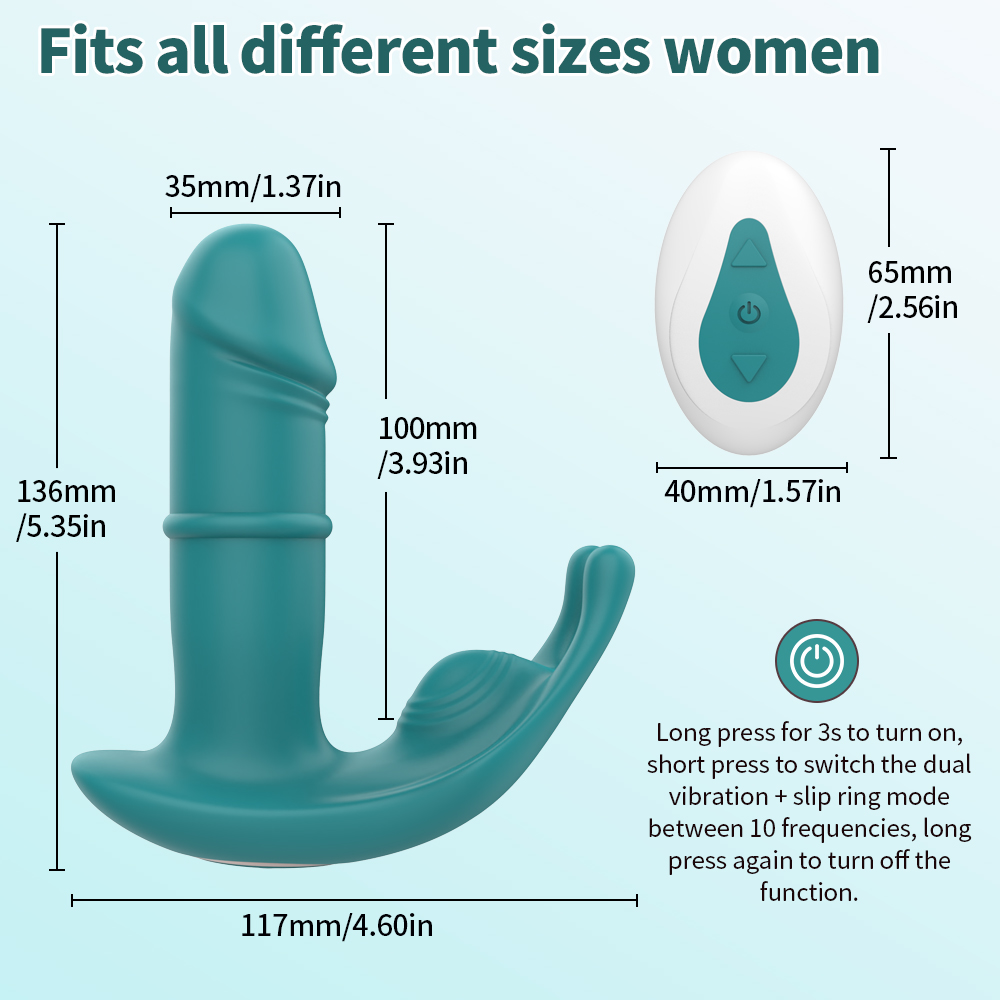 Wireless Vibrator Size