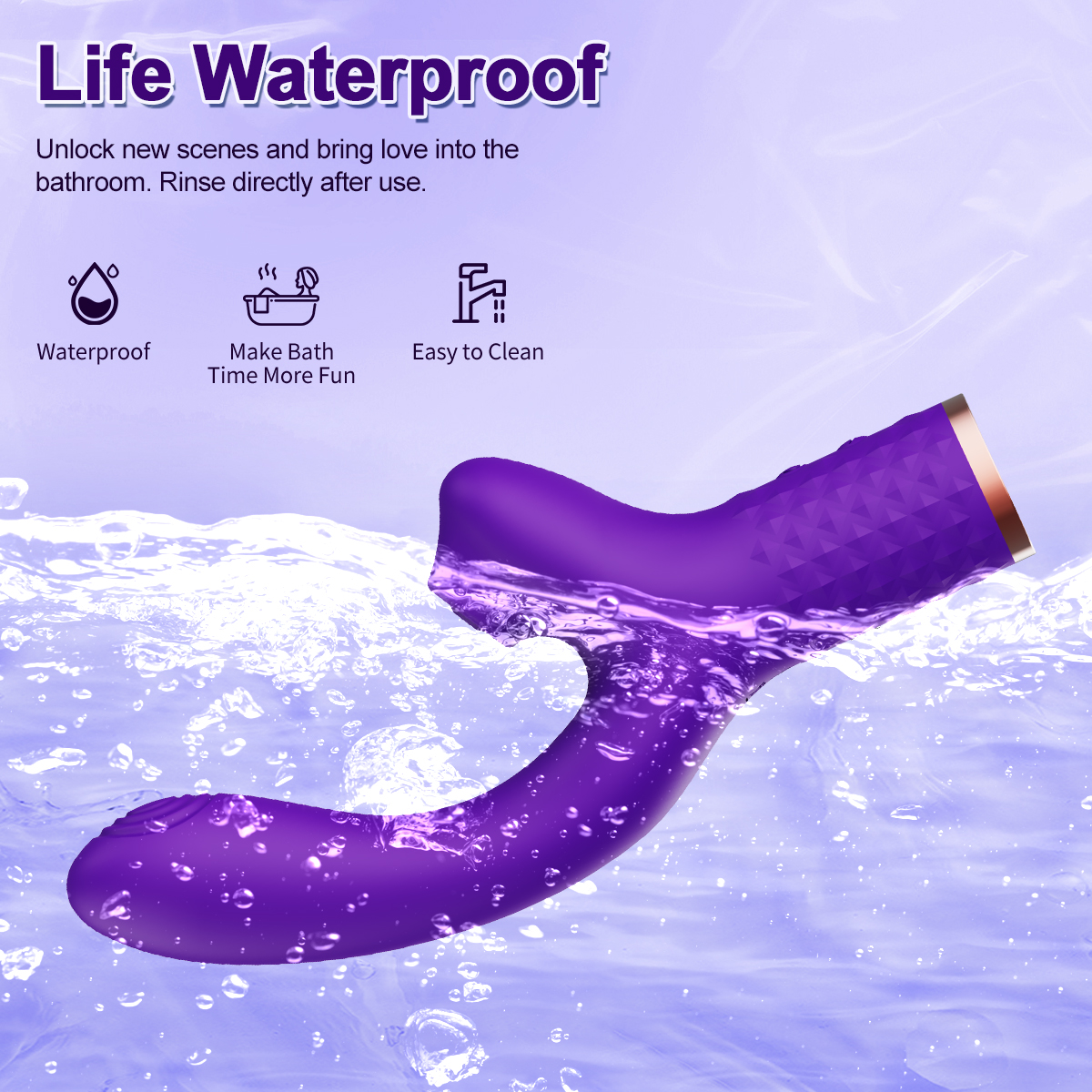 Waterproof G-Spot Slap Vibrator