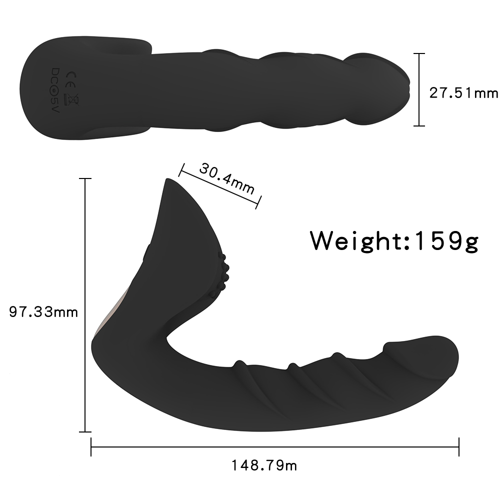 Black Vibrator Size