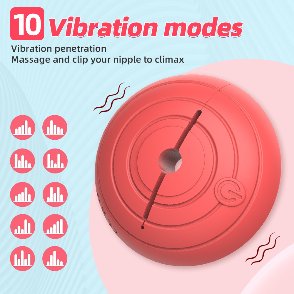 Nipple Vibrator 10 modes