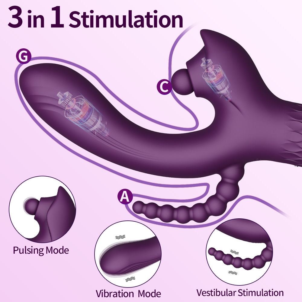 Women's 3in 1 G-spot Vibrator