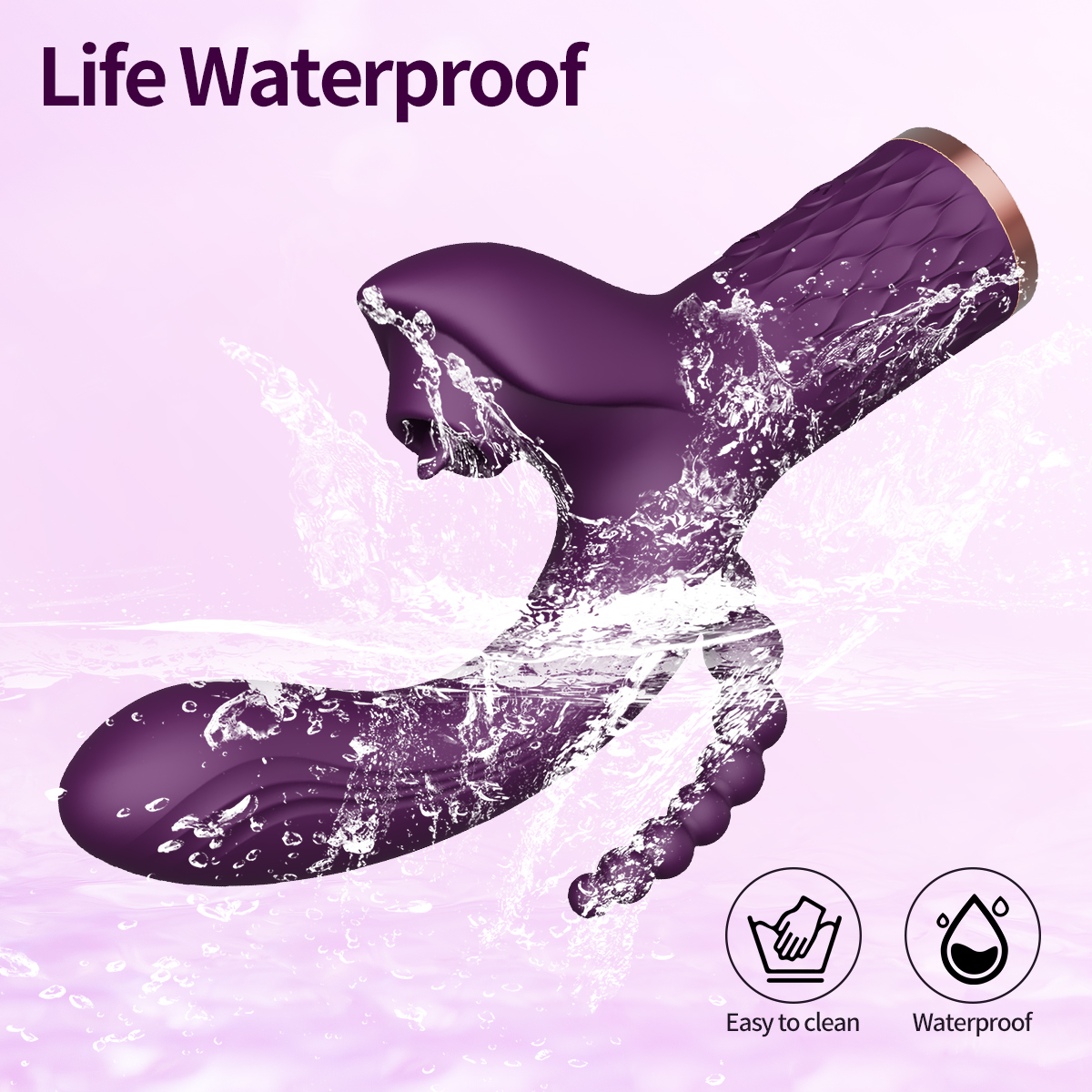 3 in 1 G-Spot Waterproof Vibrator