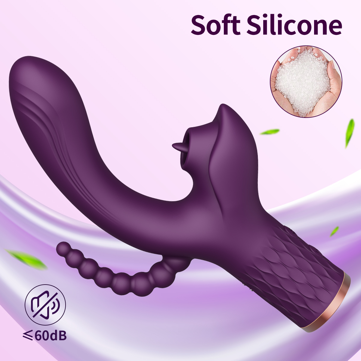 3 in 1 G-Spot Silicone Vibrator