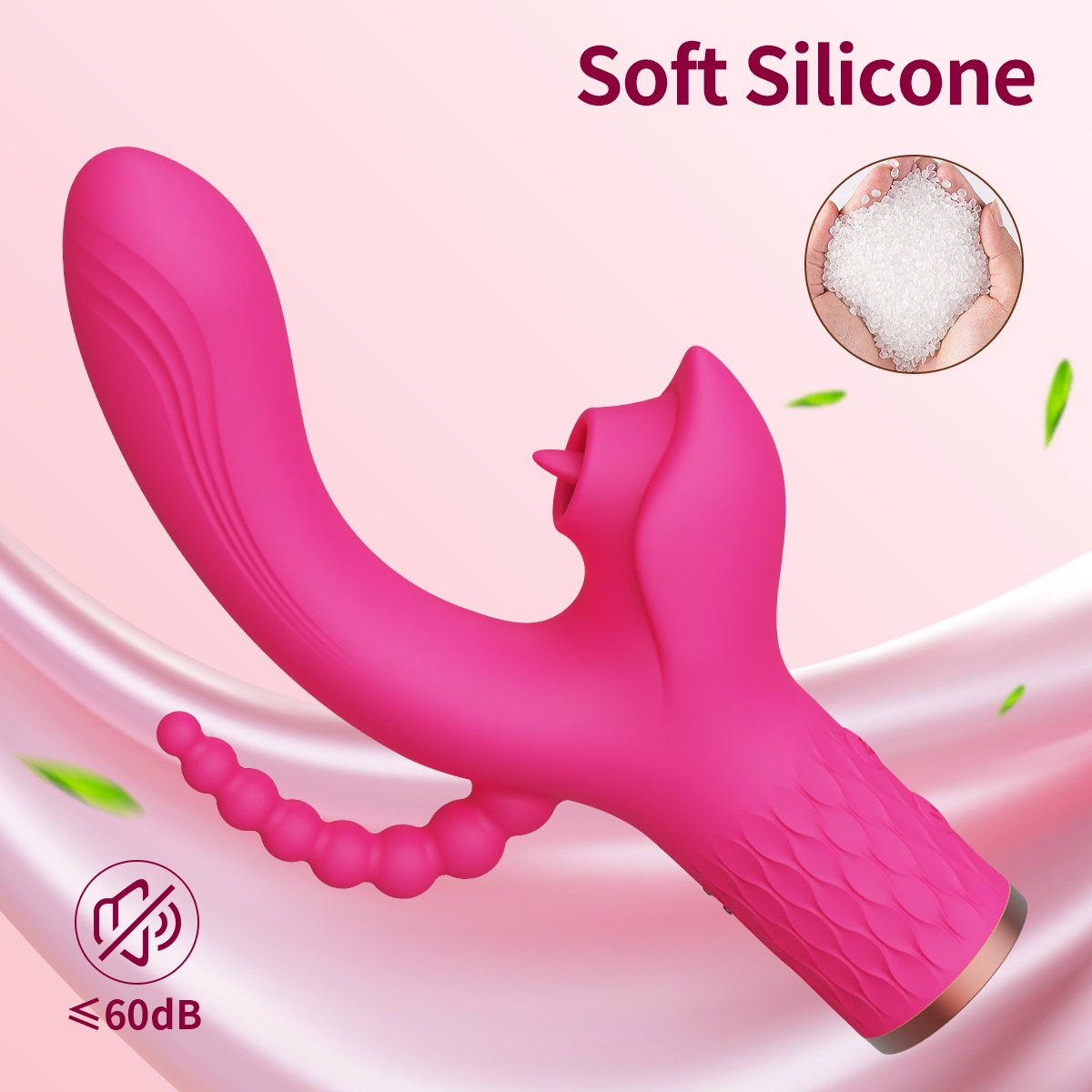 Vibrating Tongue Pink Vibrator