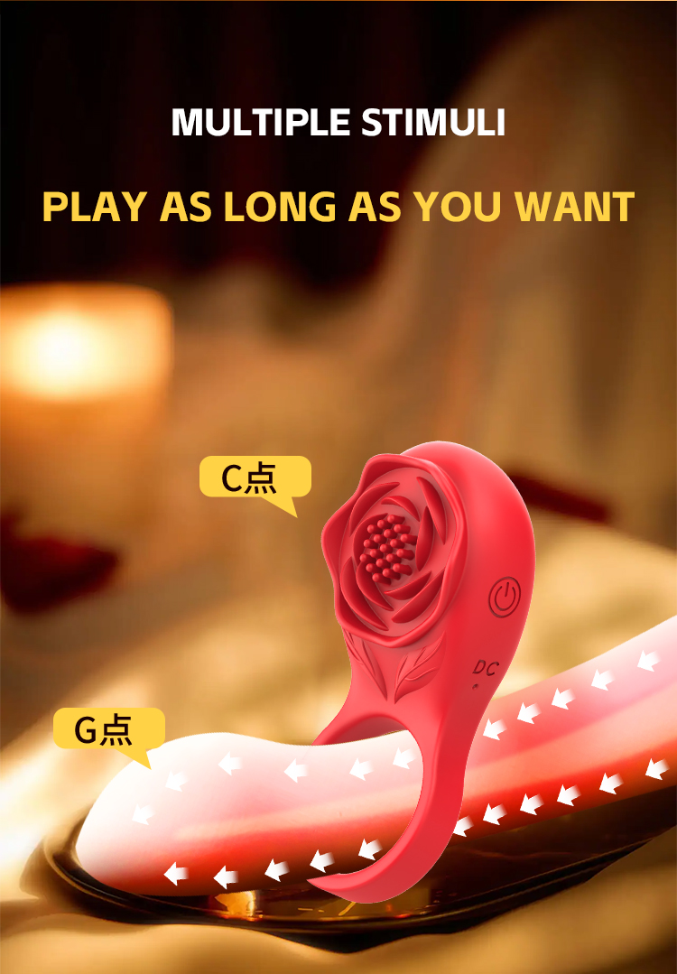 Rabbit Cock Ring Clit Vibrator