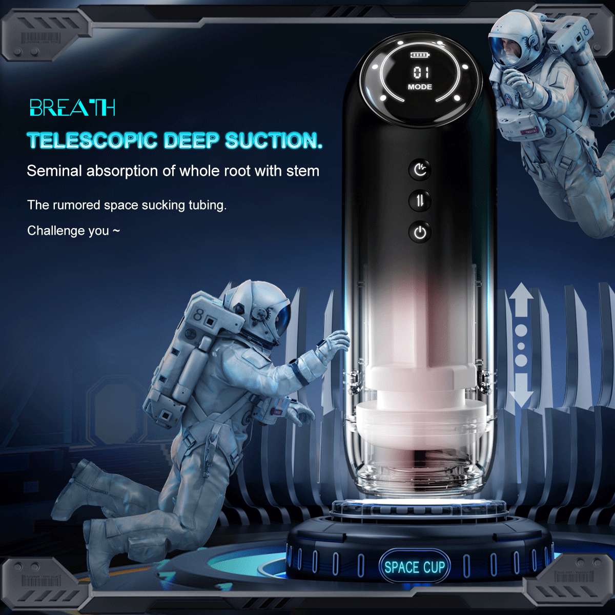 Black Masturbate Sex Toy