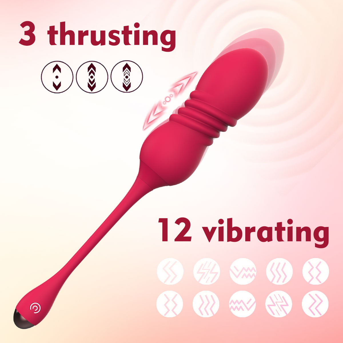 Remote Bullet Vibrator 3+12 modes