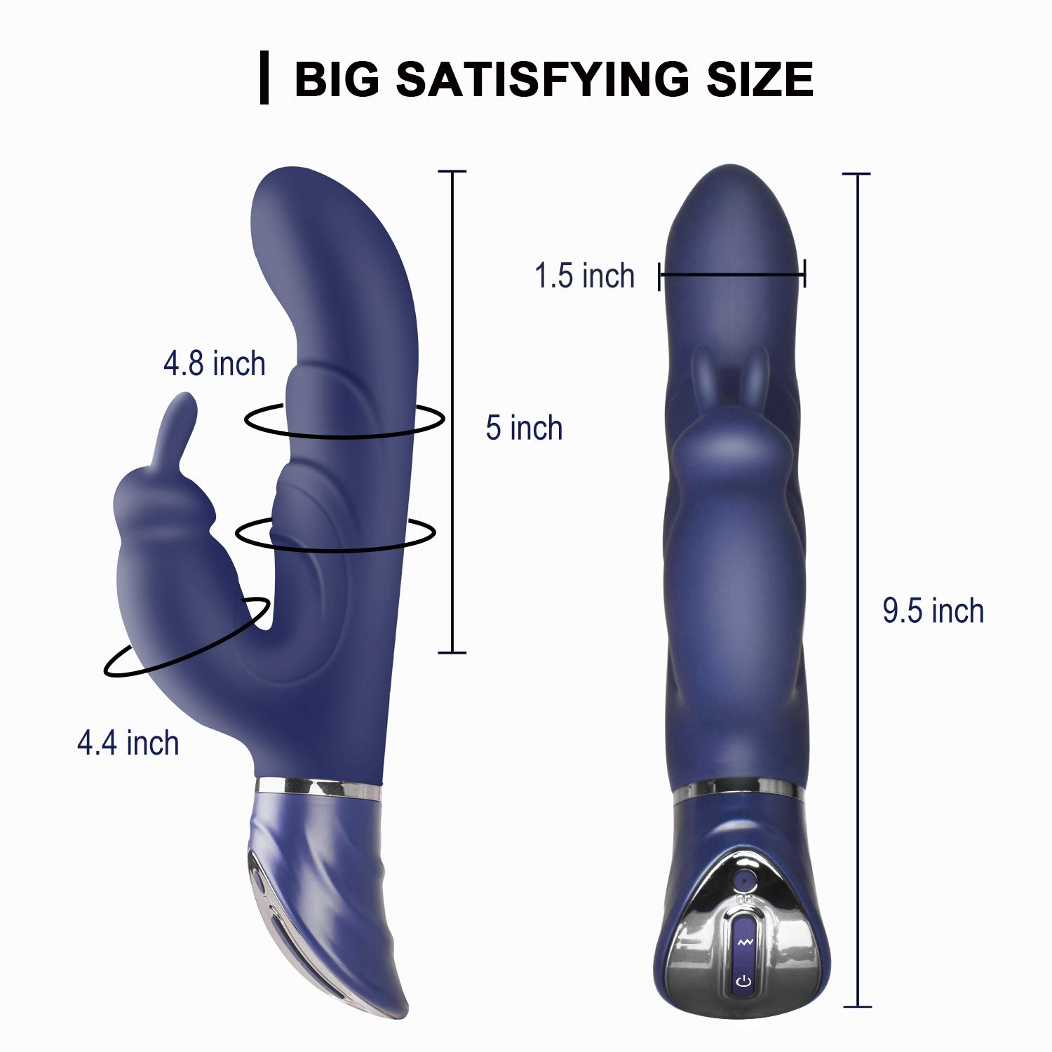 Most Popular Rabbit Vibrator Size