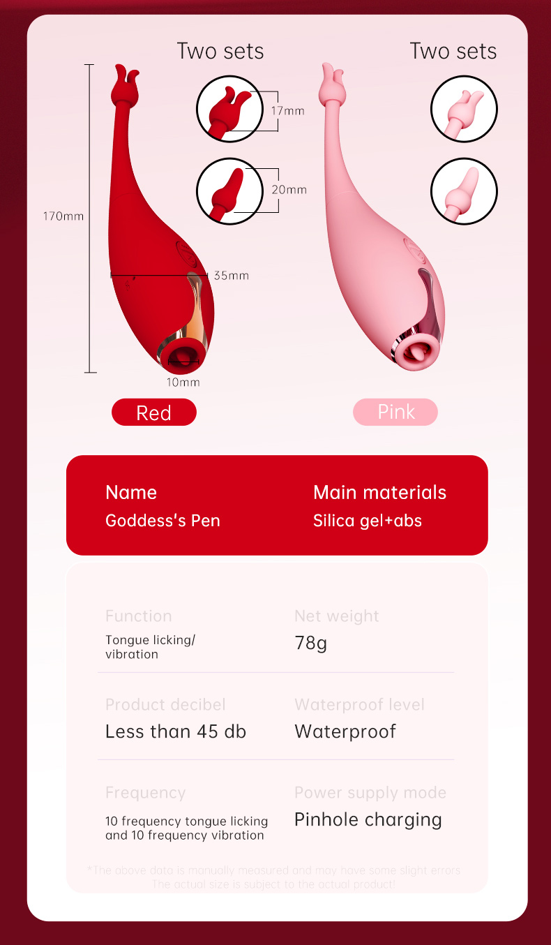 G Spot Vibrator Size