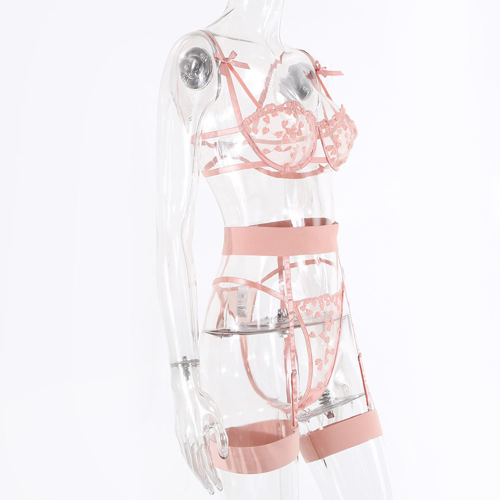 Pink Erotic Lingerie Set