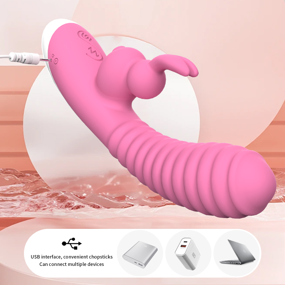 Clitoral Vibrating Rabbit Sex Toys USB Charging