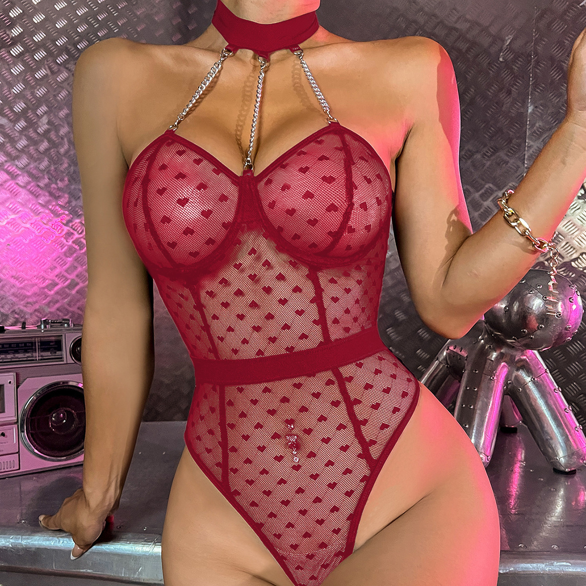 Bodysuit & Corsets, Crotchless Clothing Underwear