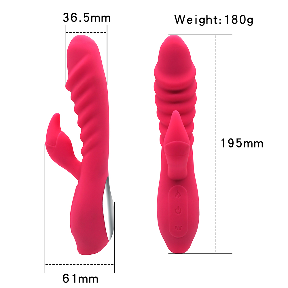 Purple Rabbit Vibrator Size
