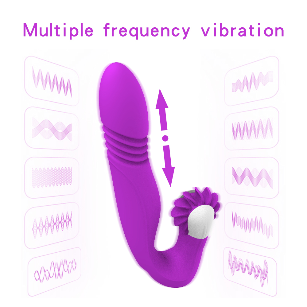 Multifunctional  Retractable Dildo