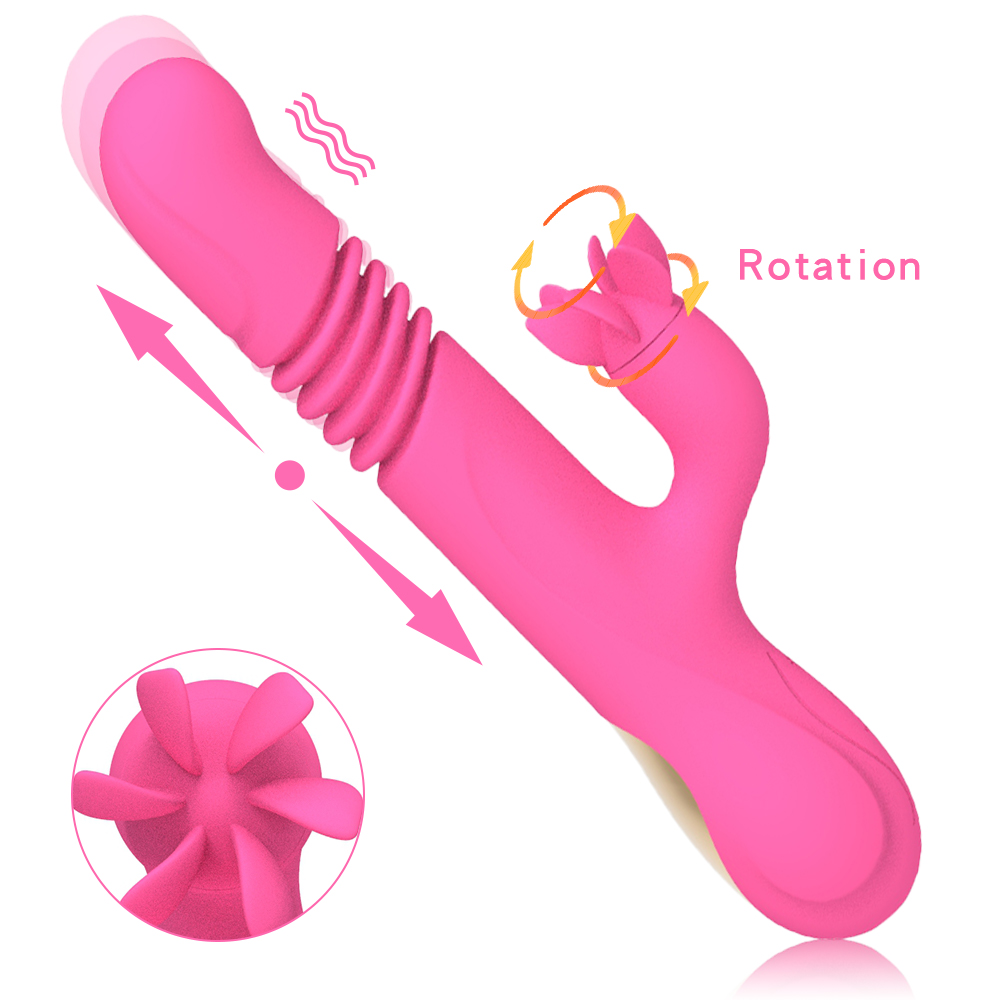 New Vibrator Self-rotating Tongue Licking